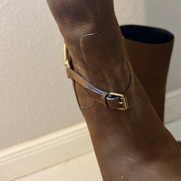 GUCCI
Brown Nubuck Leather Tess Tall Boots size 40 eu - Picture 6 of 6